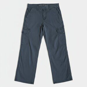 American Eagle Mid-Rise Baggy Wide Leg Cargo Pants Women’s Size 8